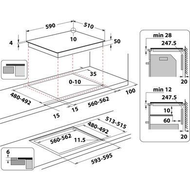 Whirlpool Варильна поверхня індукційна WSQ4860NE (355969) WSQ4860NE фото