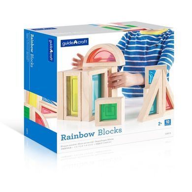 Кубики Guidecraft Block Play Велика веселка, 14 см, 10 шт. (G3015) dt_2242 фото