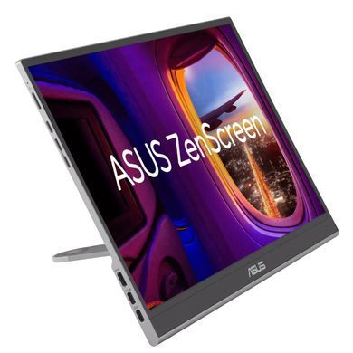 ASUS Монітор портативни 15.6" ZenScreen MQ16AHE mHDMI, USB-C, OLED, 1ms, DCI-P3 100%, HDR10, Cover (381191) 90LM07SV-B02170 фото