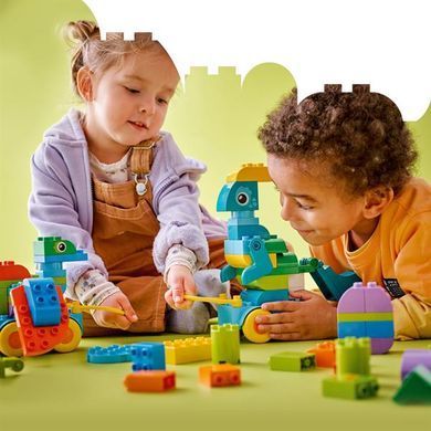Конструктор LEGO DUPLO Town Динозаври на колесах 3 в 1, 108 деталей (10451)