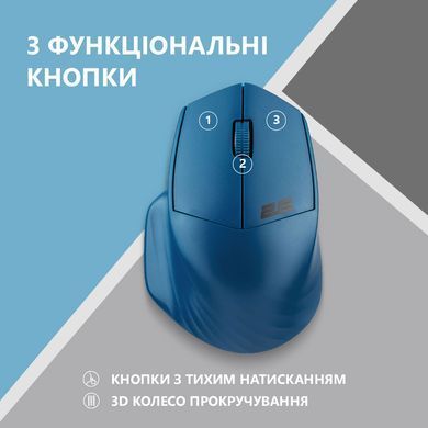 2E Миша MF280 Silent WL BT Blue (360064) 2E-MF280WBL фото