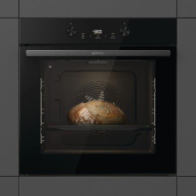 Gorenje Духова шафа електрична, 77л, A+, пара, дисплей, піроліз, чорний (373354) BPS6737E04DBG фото