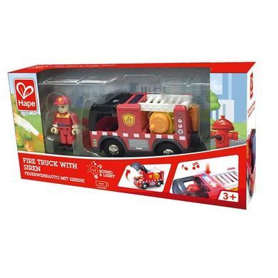 Іграшковий пожежний автомобіль Hape з сиреною (E3737) dt_12342 фото