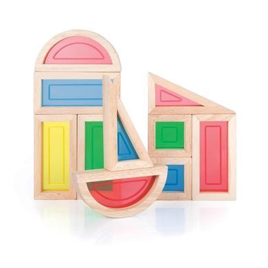 Кубики Guidecraft Block Play Велика веселка, 14 см, 10 шт. (G3015) dt_2242 фото
