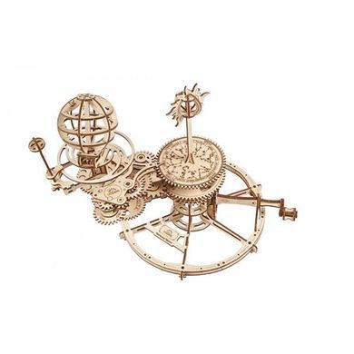 Дерев'яний механічний 3D конструктор Ugears Механічний Телурій (70167) dt_93633 фото