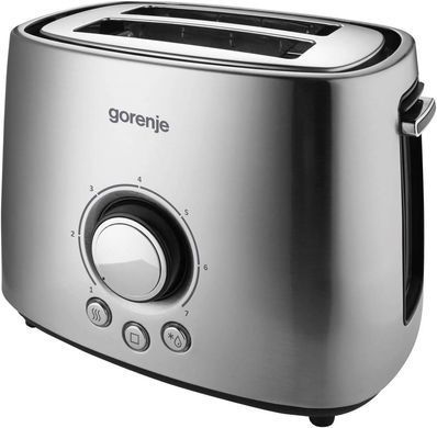 Gorenje Тостер, 1000Вт, пластик-метал, нерж. (271312) T1000E фото