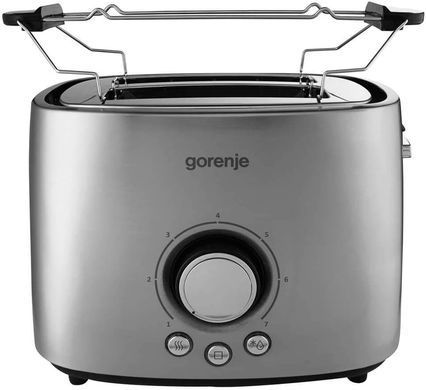 Gorenje Тостер, 1000Вт, пластик-метал, нерж. (271312) T1000E фото