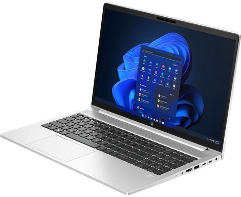 HP Ноутбук Probook 450-G10 15.6" FHD IPS AG, Intel i3-1315U, 8GB, F256GB, UMA, Win11P, серебристый 968J5ET фото