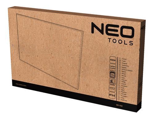 Інфрачервона нагрівальна панель Neo Tools 90-102 450 Вт з пультом керування