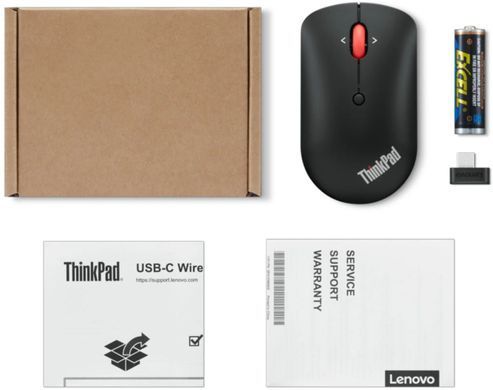 Миша Lenovo ThinkPad Compact, WL, чорний (365315) 4Y51D20848 фото