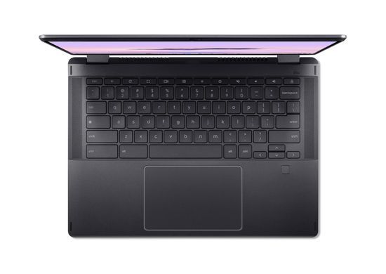 Acer Ноутбук Chromebook Plus Spin 514 CP514-4HN 14" WUXGA IPS Touch, Intel 5-120U, 8GB, F256GB, UMA, ChromeOS, сірий (382270) NX.KYQEU.002 фото