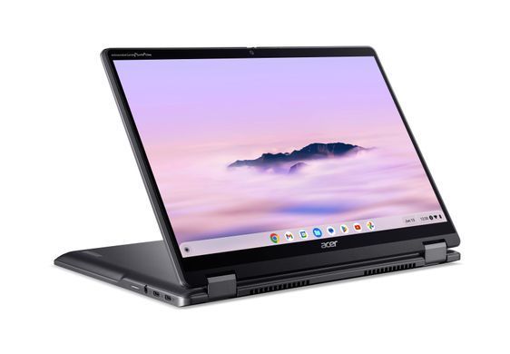 Acer Ноутбук Chromebook Plus Spin 514 CP514-4HN 14" WUXGA IPS Touch, Intel 5-120U, 8GB, F256GB, UMA, ChromeOS, сірий (382270) NX.KYQEU.002 фото