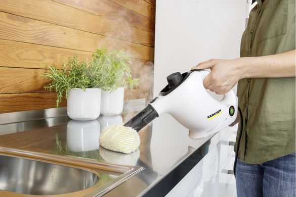 Пароочисник Karcher SC 1, 1200Вт, 200мл, 3Бар, білий (377002) 1.516-400.0 фото