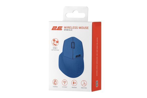 2E Миша MF280 Silent WL BT Blue (360064) 2E-MF280WBL фото
