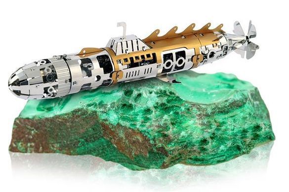 Колекційна модель-конструктор Metal Time Elusive Nautilus Підводний човен механічний (MT045) dt_94849 фото