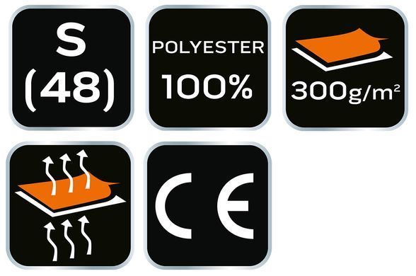 Флисовая толстовка Neo Tools 81-503 графитовая, 100% полиэстер, карманы на молнии S
