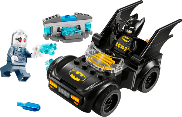 Конструктор LEGO DC Batman: Бэтмен и Бэтмобиль против мистера Фриза 63 детали (76301)