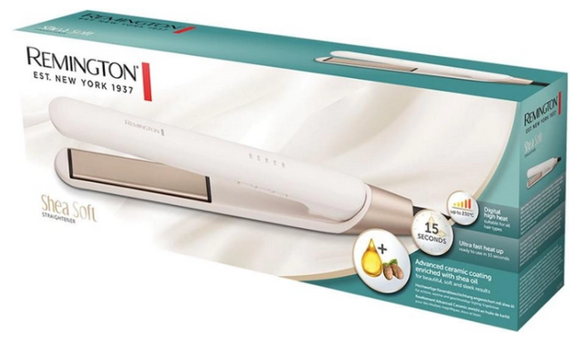 Випрямляч волосся Remington S4740 Shea Soft Straightener (6884550) 45736560100 фото