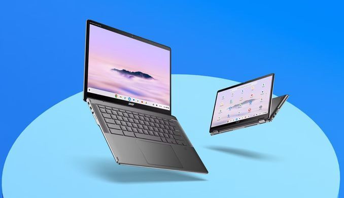 Acer Ноутбук Chromebook Plus Spin 514 CP514-4HN 14" WUXGA IPS Touch, Intel 5-120U, 8GB, F256GB, UMA, ChromeOS, сірий (382270) NX.KYQEU.002 фото