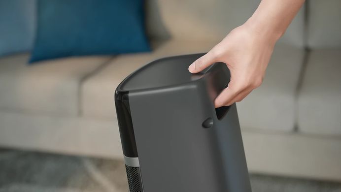 Philips Тепловентилятор колонного типа 5000 Series, 20м2, 2000Вт, электр. упр-ние, 58 х 19.6 х 21.2см, керамический , дисплей, Wi-Fi, чёрный