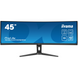 44.5" 32:9 вигнутий ігровий VA РК монітор, 5120x1440, 0.8 мс (MPRT), 165 Гц, FreeSync, HDR, KVM свіч IIYAMA XCB4594DQSN-B1 3724079
