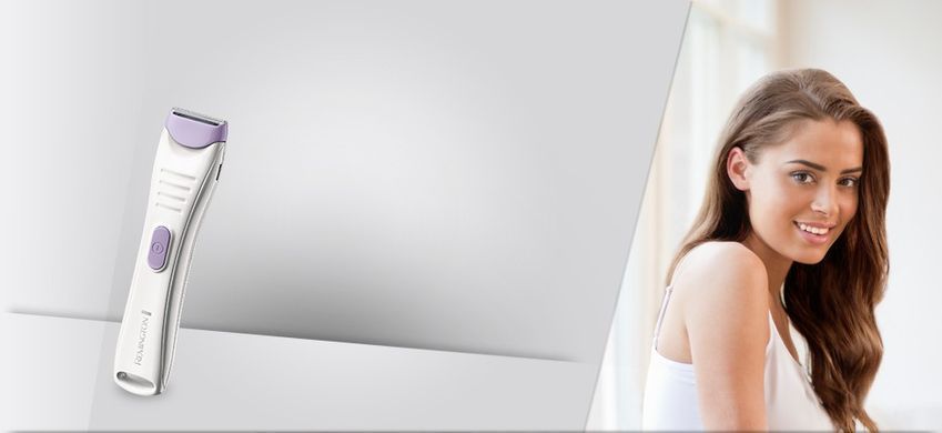 Remington Тример для тіла та інтимних зон Smooth&Silky, акум., насадок-2, для жінок, кейс, сталь, фіолетовий (272092) BKT4000 фото