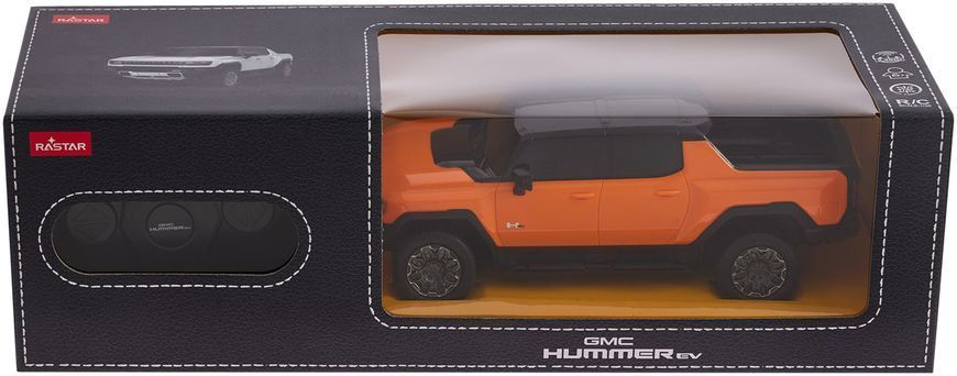 Машинка Rastar Hummer EV 1:26 Помаранчевий