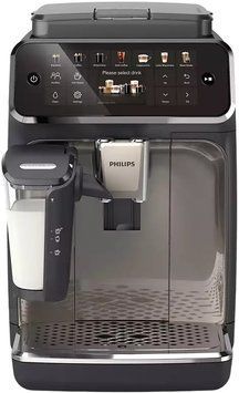 Кофемашина Philips Series 4400 LatteGo, 1.8л, зерно+молотая, автомат.капуч, дисплей, авторецептов -12, черный (376904) EP4449/70 фото