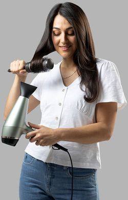 Remington Фен Botanicals, 2300Вт, 3 режими, дифузор, іоніз-я, хол. обдув, м'ятний (362768) AC5860 фото