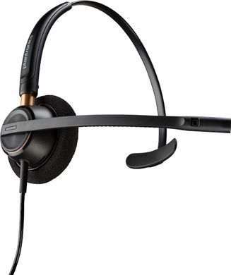 Гарнітура комп'ютерна моно On-ear Poly EncorePro 510, Quick Disconnect, всеспрямований, чорний (377071) 783Q2AA фото