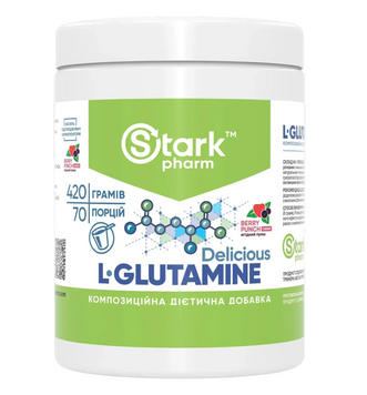 L-Glutamine Delicious - 420g Berry Punch