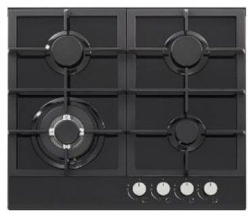 Варильна поверхня GPG 3222 BF газ скло 4 конф. чавун WOK(GRUNHELM) 93473 фото