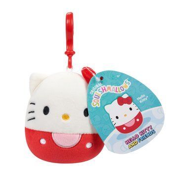 М'яка іграшка на кліпсі SQUISHMALLOWS серії "Хелоу Кітті" - ХЕЛОУ КІТТІ (9 cm) SQSN00270 фото