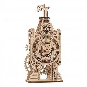 Деревянный механический 3D конструктор Ugears Старая часовая башня (70169) dt_93635 фото