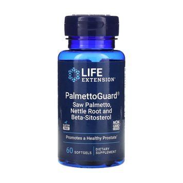 PalmettoGuard&reg; Saw Palmetto/Nettle Root Formula with Beta-Sitosterol - 60 softgels Life Extension