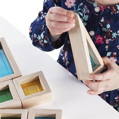 Кубики Guidecraft Block Play Велика веселка, 14 см, 30 шт. (G3016) dt_2243 фото