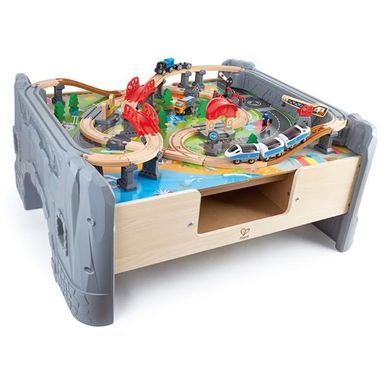 Іграшкова залізниця Hape зі столом 70 ел. (E3766) dt_85136 фото
