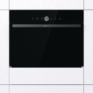 Gorenje Духова шафа електрична компактна, 50л, A+, дисплей, ф-ція мікрохвиль, чорний (374137) BCM4547DG фото