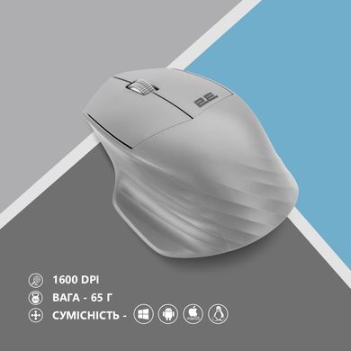 2E Миша MF280 Silent WL BT Gray (360065) 2E-MF280WGR фото