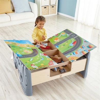Іграшкова залізниця Hape зі столом 70 ел. (E3766) dt_85136 фото
