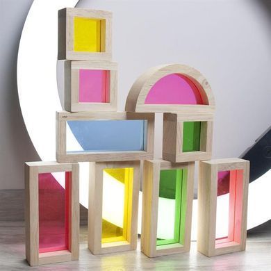 Кубики Guidecraft Block Play Велика веселка, 14 см, 30 шт. (G3016) dt_2243 фото