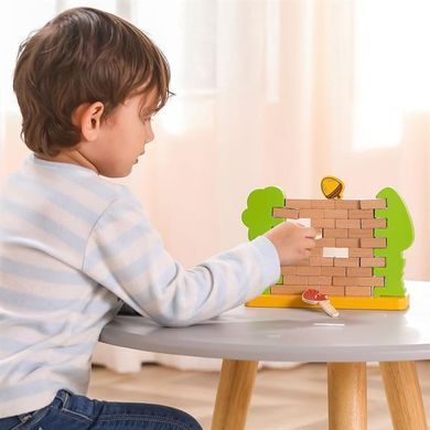 Настільна гра Viga Toys Стіна з цеглинок (44566) dt_13094 фото
