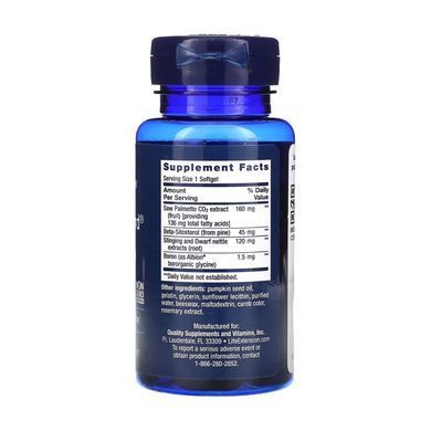 PalmettoGuard&reg; Saw Palmetto/Nettle Root Formula with Beta-Sitosterol - 60 softgels Life Extension