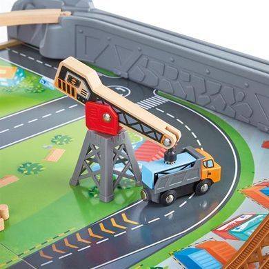 Іграшкова залізниця Hape зі столом 70 ел. (E3766) dt_85136 фото