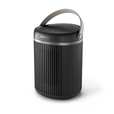 Philips Тепловентилятор Series 3000, 20м2, 2000Вт, електр. упр-ння, керамич.нагрів.елемент, Wi-Fi, темно-сірий (381557)