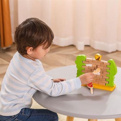 Настільна гра Viga Toys Стіна з цеглинок (44566) dt_13094 фото
