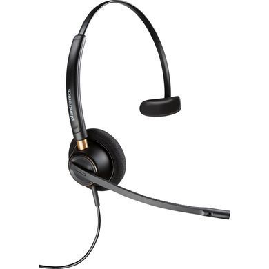 Гарнітура комп'ютерна моно On-ear Poly EncorePro 510, Quick Disconnect, всеспрямований, чорний (377071) 783Q2AA фото