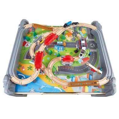 Іграшкова залізниця Hape зі столом 70 ел. (E3766) dt_85136 фото