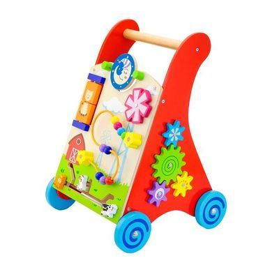 Ходунки-каталка Viga Toys з бізібордом (50950) dt_720 фото