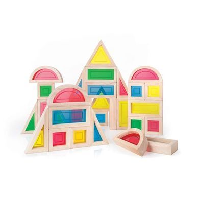 Кубики Guidecraft Block Play Велика веселка, 14 см, 30 шт. (G3016) dt_2243 фото